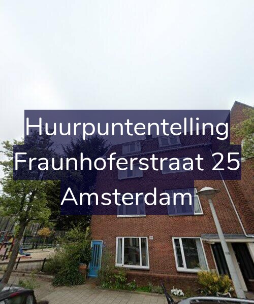 Foto gevel Huurpuntentelling voor Fraunhoferstraat 25, Amsterdam