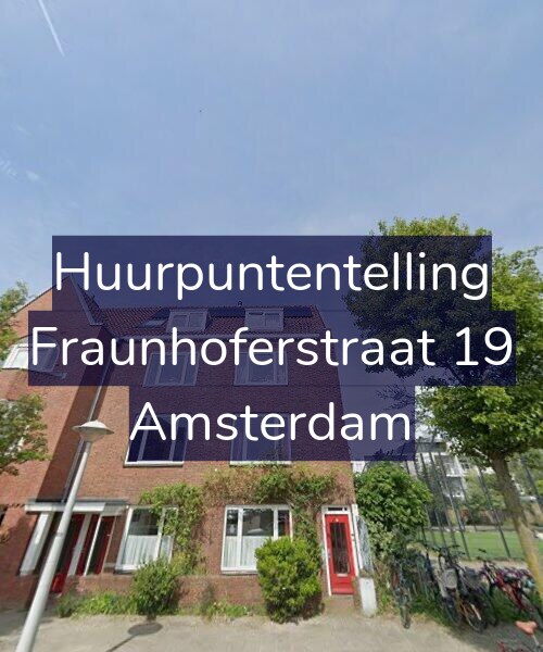 Foto gevel Huurpuntentelling voor Fraunhoferstraat 19, Amsterdam