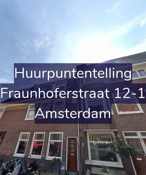 Foto gevel Huurpuntentelling voor Fraunhoferstraat 12-1, Amsterdam