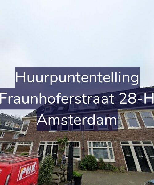 Foto gevel Huurpuntentelling voor Fraunhoferstraat 28-H, Amsterdam