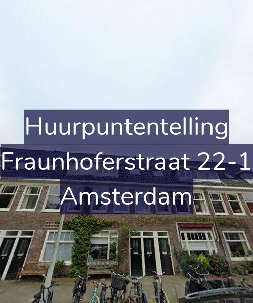 Foto gevel Huurpuntentelling voor Fraunhoferstraat 22-1, Amsterdam