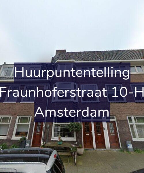 Foto gevel Huurpuntentelling voor Fraunhoferstraat 10-H, Amsterdam