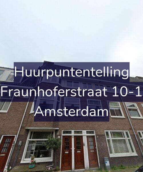 Foto gevel Huurpuntentelling voor Fraunhoferstraat 10-1, Amsterdam