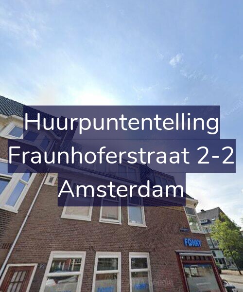 Foto gevel Huurpuntentelling voor Fraunhoferstraat 2-2, Amsterdam