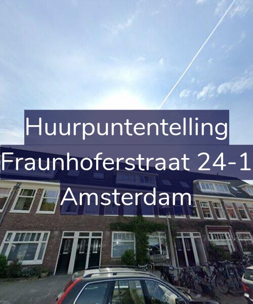 Foto gevel Huurpuntentelling voor Fraunhoferstraat 24-1, Amsterdam