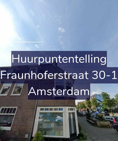 Foto gevel Huurpuntentelling voor Fraunhoferstraat 30-1, Amsterdam