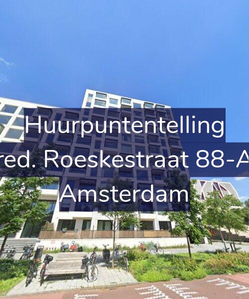 Foto gevel Huurpuntentelling voor Fred. Roeskestraat 88-A5, Amsterdam