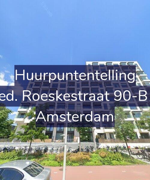Foto gevel Huurpuntentelling voor Fred. Roeskestraat 90-B12, Amsterdam
