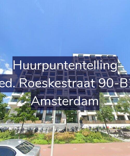 Foto gevel Huurpuntentelling voor Fred. Roeskestraat 90-B23, Amsterdam