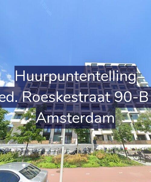 Foto gevel Huurpuntentelling voor Fred. Roeskestraat 90-B17, Amsterdam