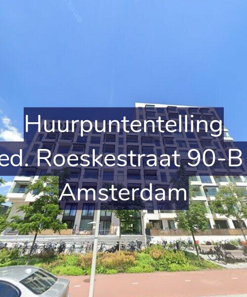 Foto gevel Huurpuntentelling voor Fred. Roeskestraat 90-B16, Amsterdam