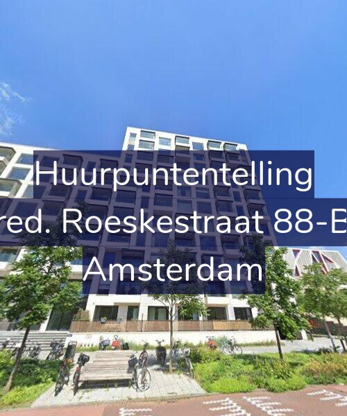 Foto gevel Huurpuntentelling voor Fred. Roeskestraat 88-B8, Amsterdam