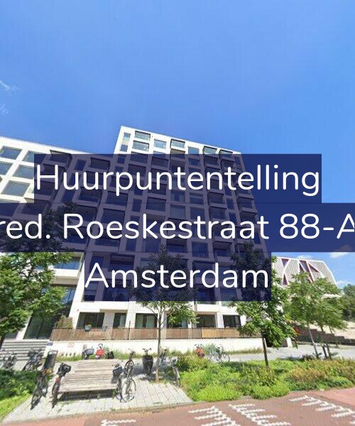 Foto gevel Huurpuntentelling voor Fred. Roeskestraat 88-A3, Amsterdam