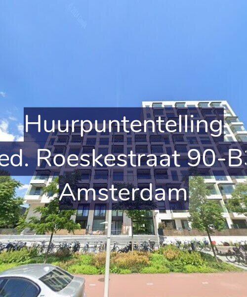 Foto gevel Huurpuntentelling voor Fred. Roeskestraat 90-B36, Amsterdam