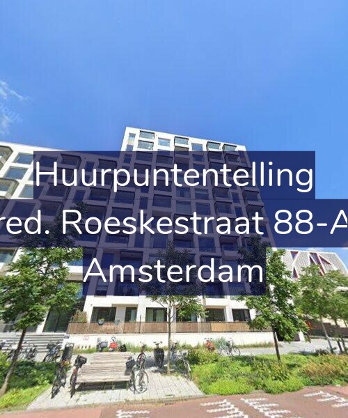 Foto gevel Huurpuntentelling voor Fred. Roeskestraat 88-A9, Amsterdam
