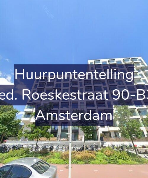 Foto gevel Huurpuntentelling voor Fred. Roeskestraat 90-B32, Amsterdam