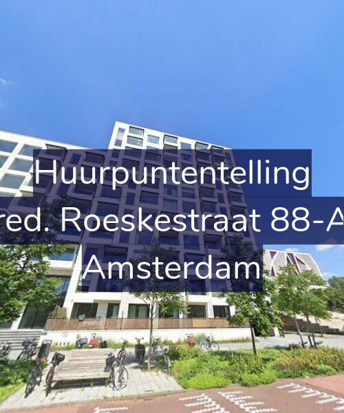 Foto gevel Huurpuntentelling voor Fred. Roeskestraat 88-A1, Amsterdam