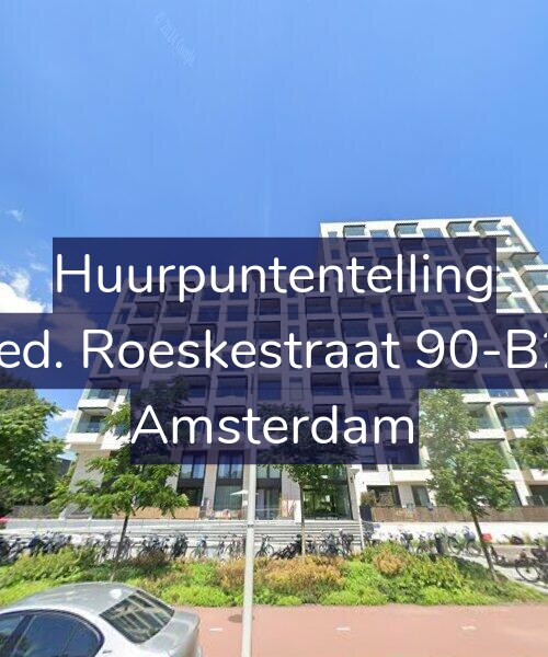 Foto gevel Huurpuntentelling voor Fred. Roeskestraat 90-B25, Amsterdam