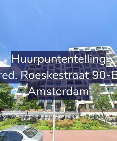 Foto gevel Huurpuntentelling voor Fred. Roeskestraat 90-B4, Amsterdam