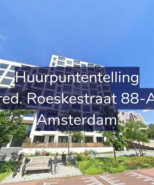 Foto gevel Huurpuntentelling voor Fred. Roeskestraat 88-A4, Amsterdam