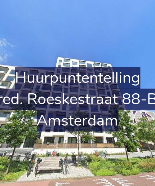 Foto gevel Huurpuntentelling voor Fred. Roeskestraat 88-B9, Amsterdam