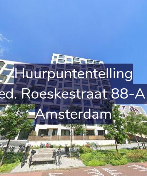 Foto gevel Huurpuntentelling voor Fred. Roeskestraat 88-A10, Amsterdam