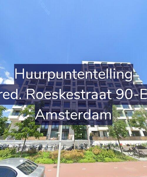 Foto gevel Huurpuntentelling voor Fred. Roeskestraat 90-B2, Amsterdam