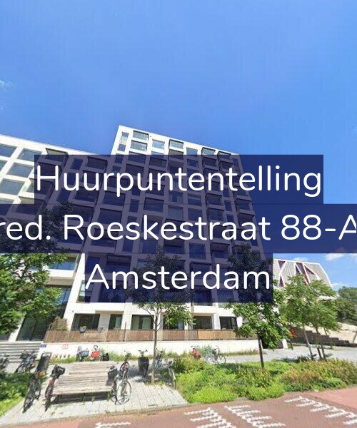 Foto gevel Huurpuntentelling voor Fred. Roeskestraat 88-A2, Amsterdam