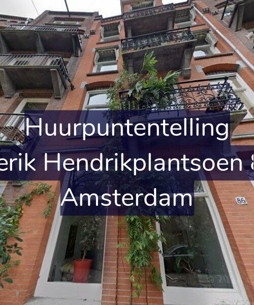 Foto gevel Huurpuntentelling voor Frederik Hendrikplantsoen 86-H, Amsterdam
