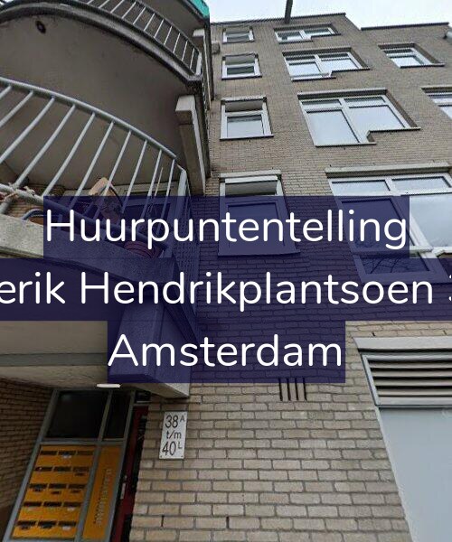 Foto gevel Huurpuntentelling voor Frederik Hendrikplantsoen 38-C, Amsterdam