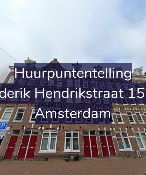 Foto gevel Huurpuntentelling voor Frederik Hendrikstraat 152-2, Amsterdam
