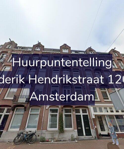 Foto gevel Huurpuntentelling voor Frederik Hendrikstraat 120-H, Amsterdam