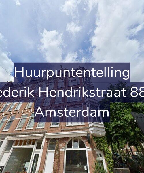 Foto gevel Huurpuntentelling voor Frederik Hendrikstraat 88-2, Amsterdam
