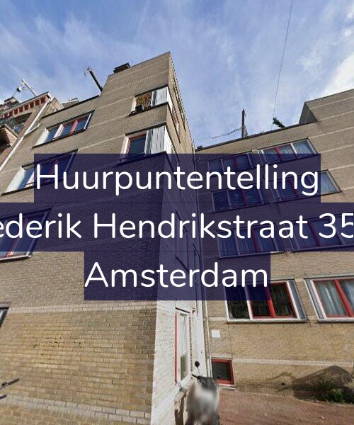 Foto gevel Huurpuntentelling voor Frederik Hendrikstraat 35-A, Amsterdam