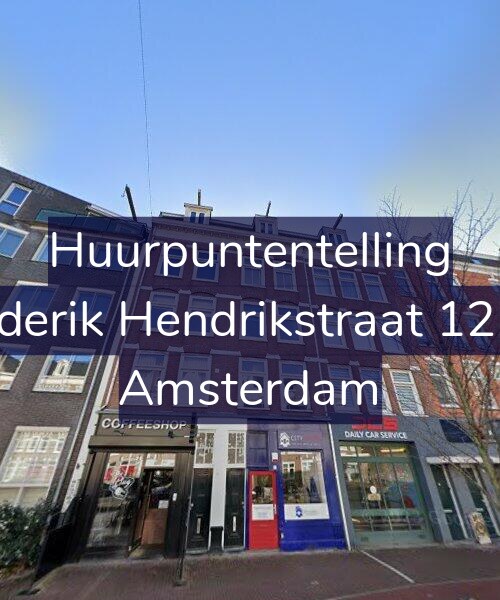 Foto gevel Huurpuntentelling voor Frederik Hendrikstraat 125-2, Amsterdam