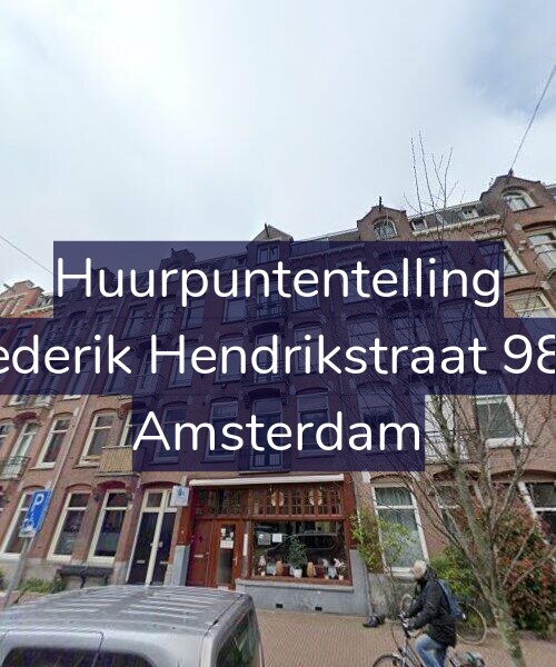 Foto gevel Huurpuntentelling voor Frederik Hendrikstraat 98-2, Amsterdam