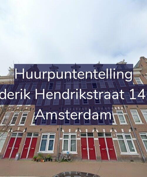 Foto gevel Huurpuntentelling voor Frederik Hendrikstraat 140-2, Amsterdam