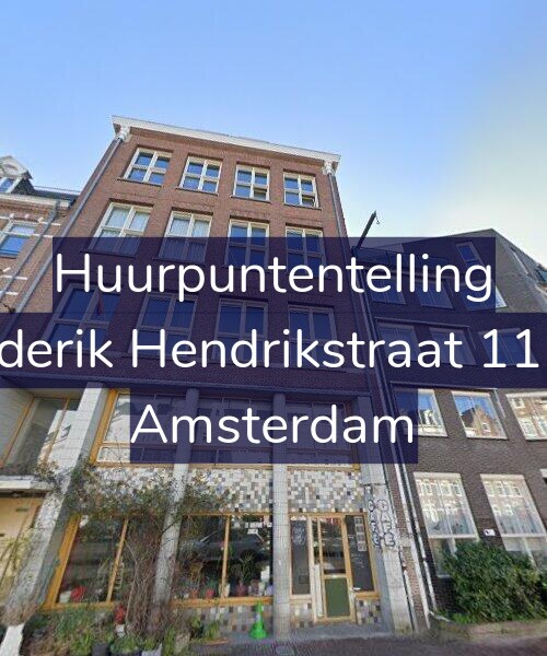 Foto gevel Huurpuntentelling voor Frederik Hendrikstraat 115-K, Amsterdam