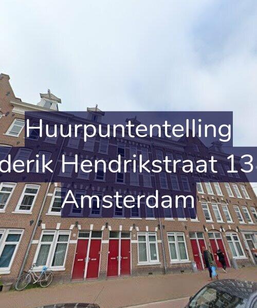 Foto gevel Huurpuntentelling voor Frederik Hendrikstraat 138-1, Amsterdam