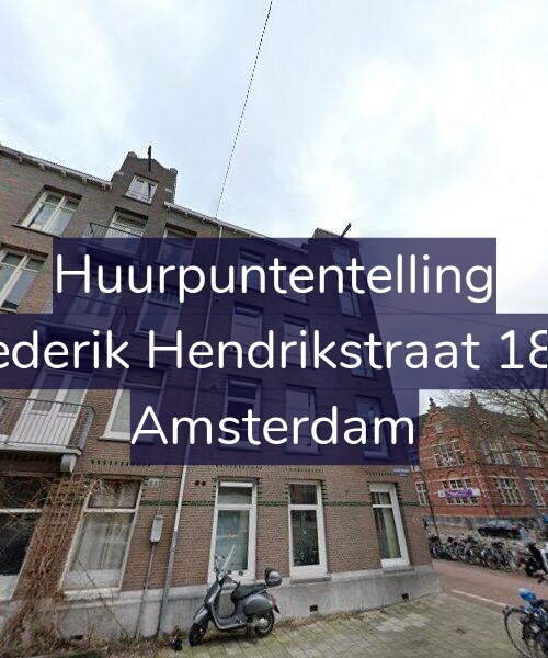 Foto gevel Huurpuntentelling voor Frederik Hendrikstraat 18-1, Amsterdam