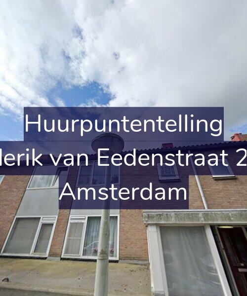 Foto gevel Huurpuntentelling voor Frederik van Eedenstraat 27-H, Amsterdam