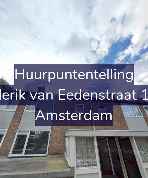 Foto gevel Huurpuntentelling voor Frederik van Eedenstraat 12-H, Amsterdam