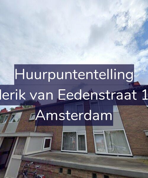 Foto gevel Huurpuntentelling voor Frederik van Eedenstraat 10-H, Amsterdam