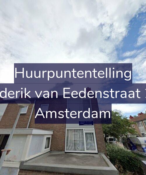 Foto gevel Huurpuntentelling voor Frederik van Eedenstraat 2-1, Amsterdam
