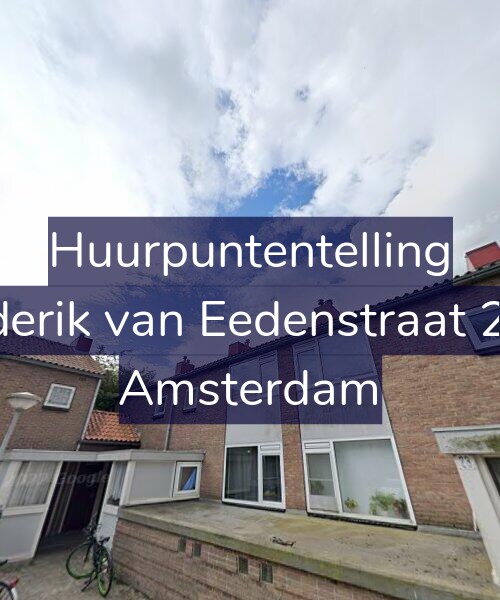 Foto gevel Huurpuntentelling voor Frederik van Eedenstraat 21-1, Amsterdam