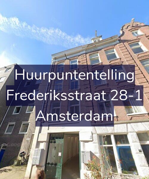 Foto gevel Huurpuntentelling voor Frederiksstraat 28-1, Amsterdam