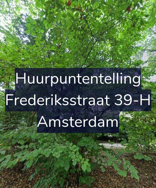 Foto gevel Huurpuntentelling voor Frederiksstraat 39-H, Amsterdam