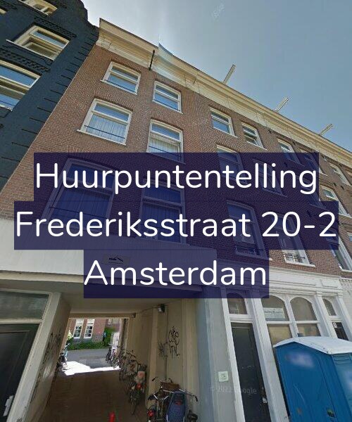 Foto gevel Huurpuntentelling voor Frederiksstraat 20-2, Amsterdam