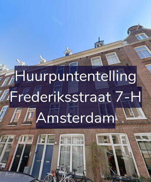 Foto gevel Huurpuntentelling voor Frederiksstraat 7-H, Amsterdam
