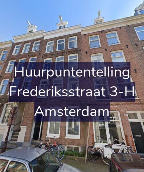 Foto gevel Huurpuntentelling voor Frederiksstraat 3-H, Amsterdam